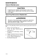 Предварительный просмотр 116 страницы Polaris 2002 Snowmobile Owner'S Manual