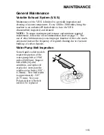 Предварительный просмотр 117 страницы Polaris 2002 Snowmobile Owner'S Manual