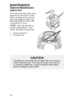 Предварительный просмотр 78 страницы Polaris 2004 RMK Owner'S Manual