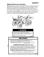 Предварительный просмотр 16 страницы Polaris 2004 Sportsman 6x6 Owner'S Manual For Maintenance And Safety