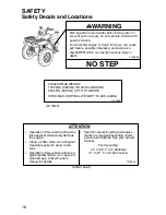 Предварительный просмотр 19 страницы Polaris 2004 Sportsman 6x6 Owner'S Manual For Maintenance And Safety