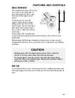 Предварительный просмотр 46 страницы Polaris 2004 Sportsman 6x6 Owner'S Manual For Maintenance And Safety