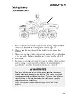 Предварительный просмотр 62 страницы Polaris 2004 Sportsman 6x6 Owner'S Manual For Maintenance And Safety