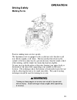 Предварительный просмотр 64 страницы Polaris 2004 Sportsman 6x6 Owner'S Manual For Maintenance And Safety