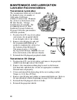 Предварительный просмотр 83 страницы Polaris 2004 Sportsman 6x6 Owner'S Manual For Maintenance And Safety