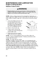 Предварительный просмотр 89 страницы Polaris 2004 Sportsman 6x6 Owner'S Manual For Maintenance And Safety