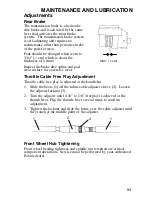 Предварительный просмотр 96 страницы Polaris 2004 Sportsman 6x6 Owner'S Manual For Maintenance And Safety