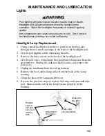 Предварительный просмотр 112 страницы Polaris 2004 Sportsman 6x6 Owner'S Manual For Maintenance And Safety