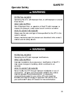 Preview for 36 page of Polaris 2004 SPORTSMAN Owner'S Manual