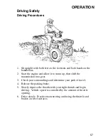 Preview for 60 page of Polaris 2004 SPORTSMAN Owner'S Manual