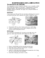 Preview for 84 page of Polaris 2004 SPORTSMAN Owner'S Manual