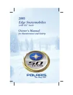 Предварительный просмотр 1 страницы Polaris 2005 Edge Touring Owner'S Manual