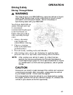 Preview for 46 page of Polaris 2005 Ranger 4x4 Owner'S Manual For Maintenance And Safety