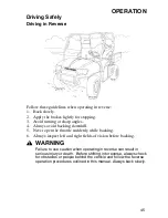 Preview for 48 page of Polaris 2005 Ranger 4x4 Owner'S Manual For Maintenance And Safety