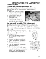 Preview for 86 page of Polaris 2005 Ranger 4x4 Owner'S Manual For Maintenance And Safety