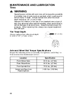 Preview for 91 page of Polaris 2005 Ranger 4x4 Owner'S Manual For Maintenance And Safety