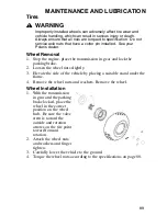 Preview for 92 page of Polaris 2005 Ranger 4x4 Owner'S Manual For Maintenance And Safety