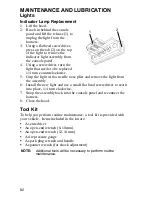 Preview for 95 page of Polaris 2005 Ranger 4x4 Owner'S Manual For Maintenance And Safety