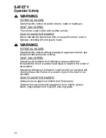 Preview for 17 page of Polaris 2005 Sportsman 6x6 Owner'S Manual For Maintenance And Safety