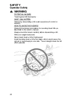 Preview for 23 page of Polaris 2005 Sportsman 6x6 Owner'S Manual For Maintenance And Safety