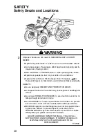 Preview for 31 page of Polaris 2005 Sportsman 6x6 Owner'S Manual For Maintenance And Safety