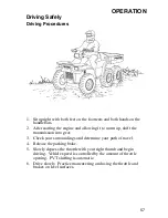 Preview for 60 page of Polaris 2005 Sportsman 6x6 Owner'S Manual For Maintenance And Safety