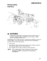 Preview for 62 page of Polaris 2005 Sportsman 6x6 Owner'S Manual For Maintenance And Safety