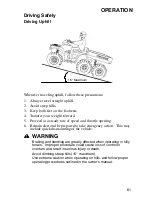 Preview for 64 page of Polaris 2005 Sportsman 6x6 Owner'S Manual For Maintenance And Safety