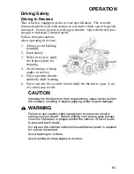 Preview for 68 page of Polaris 2005 Sportsman 6x6 Owner'S Manual For Maintenance And Safety