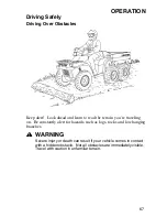 Preview for 70 page of Polaris 2005 Sportsman 6x6 Owner'S Manual For Maintenance And Safety