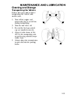 Preview for 116 page of Polaris 2005 Sportsman 6x6 Owner'S Manual For Maintenance And Safety