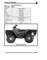 Предварительный просмотр 8 страницы Polaris 2005 Sportsman MV7 Service Manual