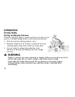 Preview for 79 page of Polaris 2006 Predator 500 Owner'S Manual For Maintenance And Safety