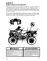 Предварительный просмотр 33 страницы Polaris 2006 Sawtooth Owner'S Manual