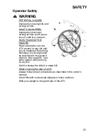 Предварительный просмотр 28 страницы Polaris 2006 Sportsman 450 Owner'S Manual