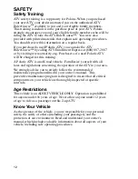 Preview for 15 page of Polaris 2006 Sportsman X2 500 EFI Owner'S Manual