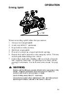 Preview for 64 page of Polaris 2006 Sportsman X2 500 EFI Owner'S Manual