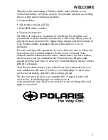 Preview for 4 page of Polaris 2007 MV700 Owner'S Manual For Maintenance And Safety