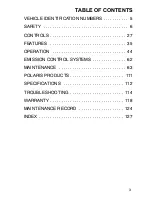 Preview for 6 page of Polaris 2007 MV700 Owner'S Manual For Maintenance And Safety