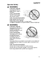 Preview for 16 page of Polaris 2007 MV700 Owner'S Manual For Maintenance And Safety