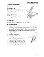 Preview for 104 page of Polaris 2007 MV700 Owner'S Manual For Maintenance And Safety