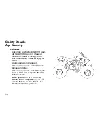 Предварительный просмотр 39 страницы Polaris 2007 Predator 50 Owner'S Manual