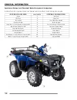 Предварительный просмотр 8 страницы Polaris 2007 Sportsman 450 EFI Service Manual