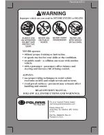 Preview for 2 page of Polaris 2009 Hawkeye 2X4 Owner'S Manual