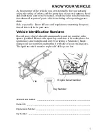 Preview for 7 page of Polaris 2009 Hawkeye 2X4 Owner'S Manual