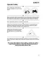 Preview for 15 page of Polaris 2009 Hawkeye 2X4 Owner'S Manual