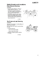 Preview for 17 page of Polaris 2009 Hawkeye 2X4 Owner'S Manual