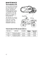 Preview for 66 page of Polaris 2009 Hawkeye 2X4 Owner'S Manual