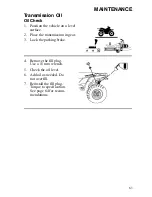 Preview for 67 page of Polaris 2009 Hawkeye 2X4 Owner'S Manual