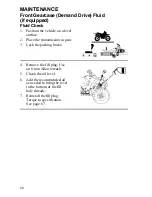 Preview for 70 page of Polaris 2009 Hawkeye 2X4 Owner'S Manual